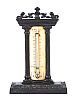 NINETEENTH CENTURY THERMOMETER IN A METAL CASE at Ross's Online Art Auctions