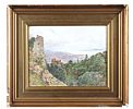 VIEW FROM THE OLD CASTLE, MONTE TRAPANI at Ross's Online Art Auctions