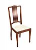 EDWARDIAN MAHOGANY SIDE CHAIR at Ross's Online Art Auctions