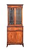 INLAID MAHOGANY DISPLAY CABINET at Ross's Online Art Auctions