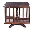 MAHOGANY TABLE TOP REVOLVING BOOKCASE at Ross's Online Art Auctions