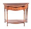 EDWARDIAN INLAID MAHOGANY TURNOVER LEAF CARD TABLE at Ross's Online Art Auctions