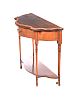 EDWARDIAN INLAID MAHOGANY TURNOVER LEAF CARD TABLE at Ross's Online Art Auctions