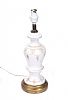 VICTORIAN GLASS TABLE LAMP at Ross's Online Art Auctions