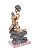 GILDED BRONZE FIGURE at Ross's Online Art Auctions