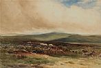 SHEEP &  HEATHER, PRINCETOWN by Wycliffe Egginton RI RCA at Ross's Online Art Auctions