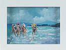 HORSE RACING ON DOWNINGS SEAFRONT by Sean Lorinyenko at Ross's Online Art Auctions