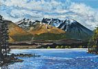 SNOW CAPPED MOUNTAINS by Harden Carter at Ross's Online Art Auctions