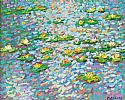 MONET'S WATER LILIES by Paul Stephens at Ross's Online Art Auctions