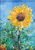 STILL LIFE STUDY OF A SUNFLOWER by Sean Lorinyenko at Ross's Online Art Auctions
