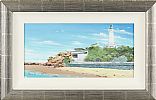 POINT LONSDALE LIGHTHOUSE by Chris M. Wright at Ross's Online Art Auctions