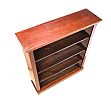 VICTORIAN MAHOGANY OPEN BOOKCASE at Ross's Online Art Auctions