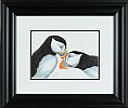 AMOROUS PUFFINS by Anne Jolivet at Ross's Online Art Auctions