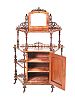 VICTORIAN INLAID WALNUT CABINET at Ross's Online Art Auctions