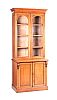 VICTORIAN MAHOGANY TWO DOOR BOOKCASE at Ross's Online Art Auctions