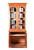 VICTORIAN MAHOGANY TWO DOOR BOOKCASE at Ross's Online Art Auctions