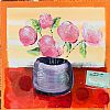 STILL LIFE VASE OF FLOWERS by Tom Byrne at Ross's Online Art Auctions