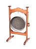 VICTORIAN MAHOGANY GONG at Ross's Online Art Auctions