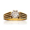 18CT GOLD DIAMOND RING at Ross's Online Art Auctions