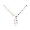 14CT GOLD CUBIC ZIRCONIA NECKLACE at Ross's Online Art Auctions