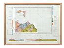 TWO VINTAGE FRAMED MAPS at Ross's Online Art Auctions