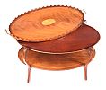 INLAID MAHOGANY TRAY TOP COFFEE TABLE at Ross's Online Art Auctions