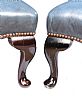 PAIR OF LEATHER STOOLS at Ross's Online Art Auctions