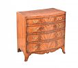 GEORGIAN STYLE MAHOGANY BOW FRONT CHEST at Ross's Online Art Auctions