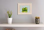 STILL LIFE GREEN APPLES by Alan Beers at Ross's Online Art Auctions