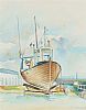 IN DRY DOCK by Dennis H.  Osborne ARUA at Ross's Online Art Auctions