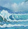 STORMY SEAS AT TRA NA ROSSAN, DOWNINGS by Sean Lorinyenko at Ross's Online Art Auctions