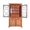 LATE VICTORIAN MAHOGANY TWO DOOR BOOKCASE at Ross's Online Art Auctions